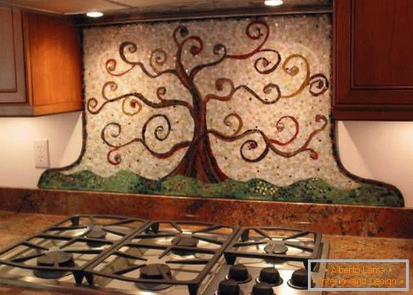 egy csempe panel a konyhában, 17. kép