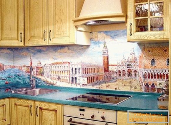 egy csempe panel a konyhában, 23. kép