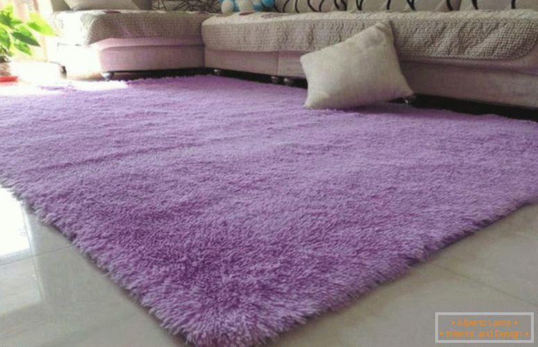 bolyhos, szőnyegek, anti-skidyng-bozontos mat nappalis szőnyeg szőnyeg lila, bozontos-ság-szőnyeg-A609-PML
