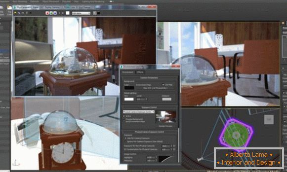 Interior Design az Autodesk 3D MAX-ban
