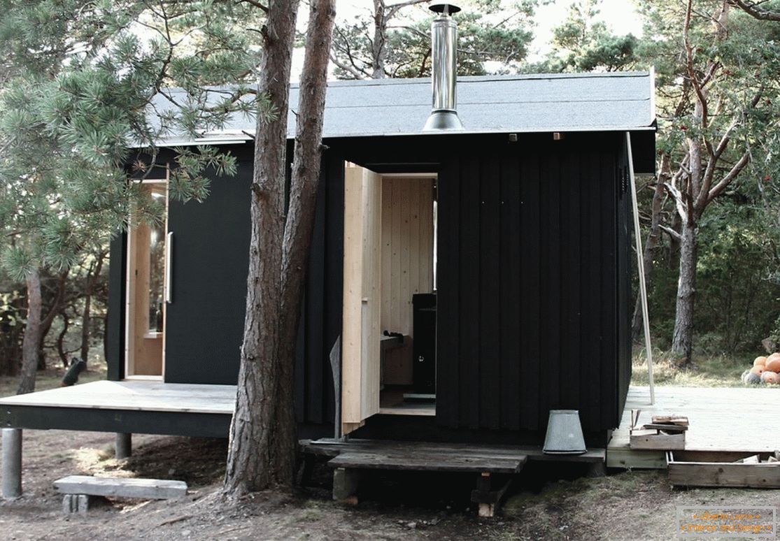Мини-дом Ermitage kabin в Швеции