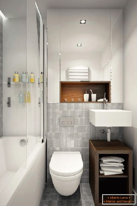 kisméretű fürdőszoba felújítása wc-vel, fotó 14