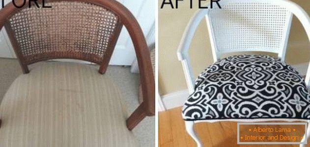 Egy régi szék háttámla javítása