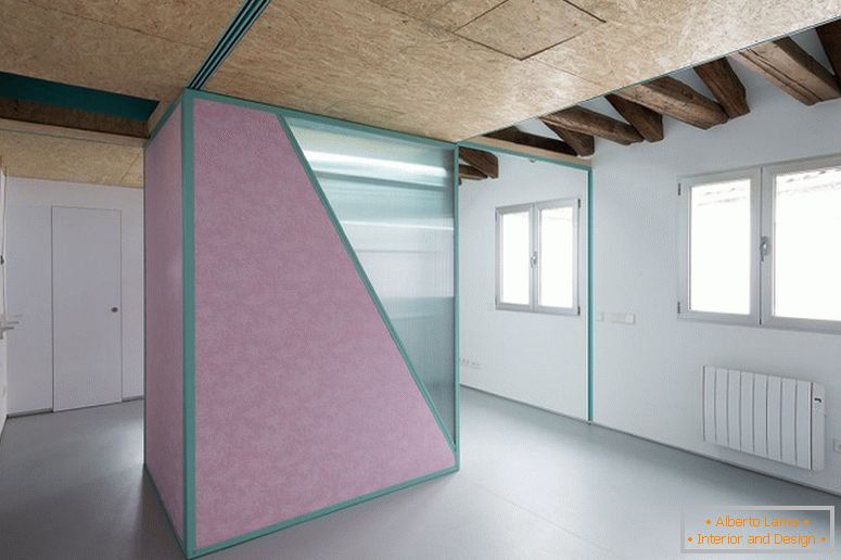 Csodálatos lakás projekt: egy átváltható szoba összecsukva