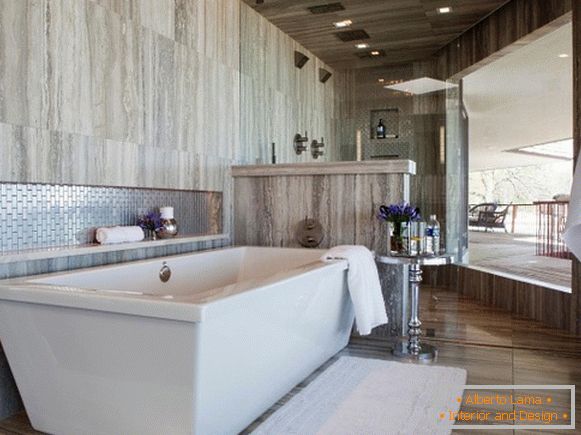 szürke márvány-in-fürdőszoba