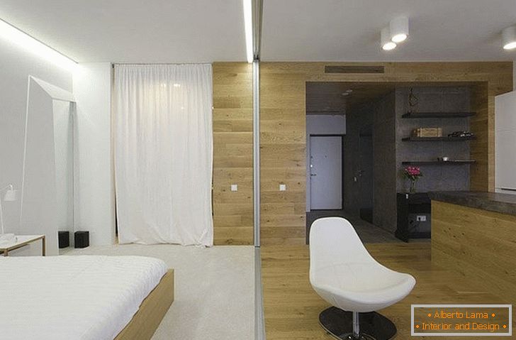 Egy minimalista lakás Moszkvában az elegancia dicsőségében