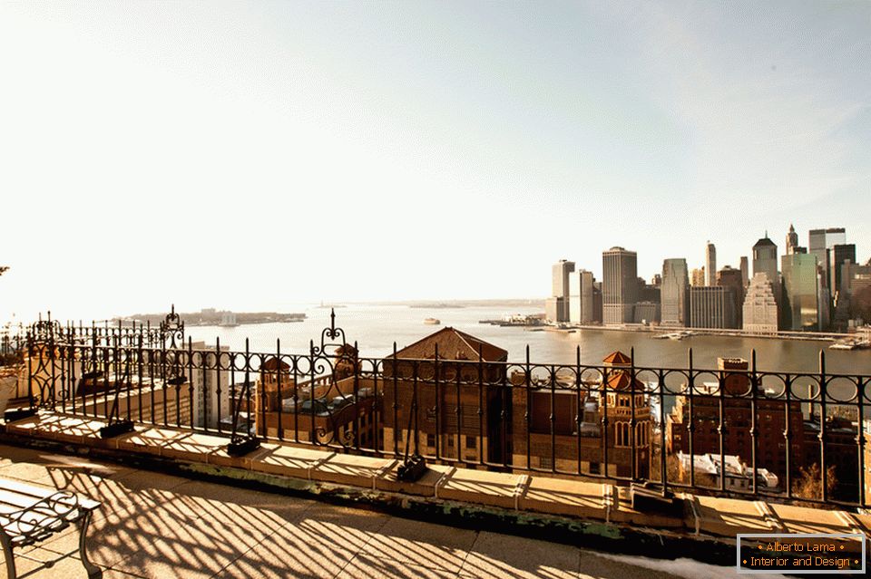 Brooklynra néző teraszos apartmanok