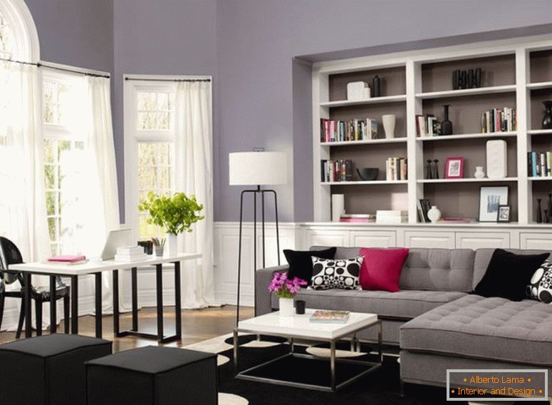félelmetes-fehér beépített bútor-in-csodálatos szürke fal-for-modern-nappali-és-home-office-1080x792