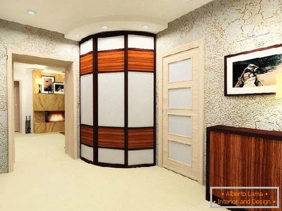 modern szekrény a folyosón, 30. fotó