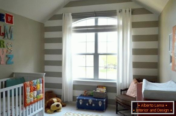 kész függöny egy fiú gyermekszobájához, fénykép 1