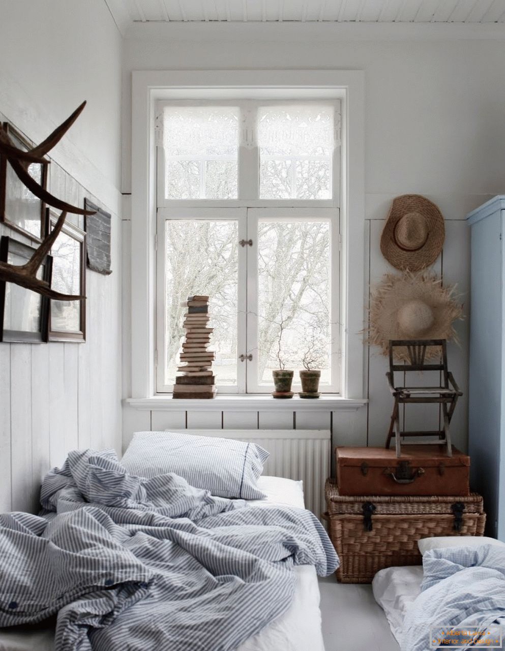 Skandináv stílus a hálószobában, jellemzői és jellemzői