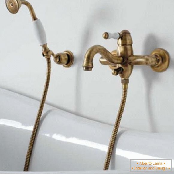 Fürdőszobai szerelvények, bronz, fotó 6