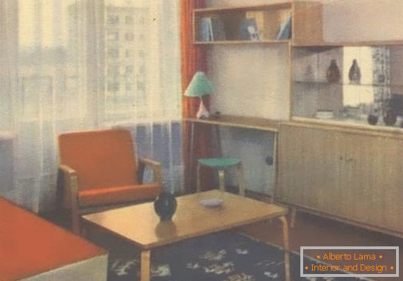 Szovjet bútorokв стиле minimalizmus 50-60-х