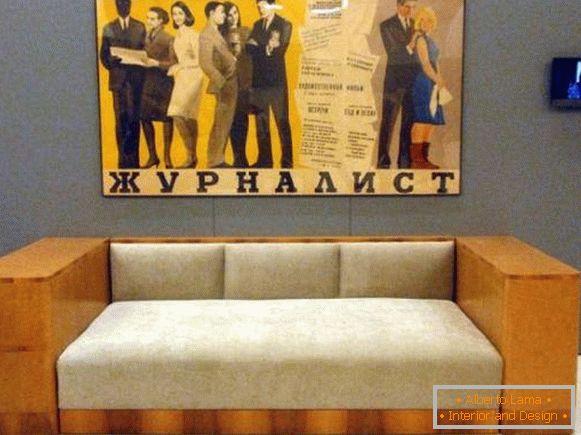 Stílusos és kényelmes szovjet kanapé