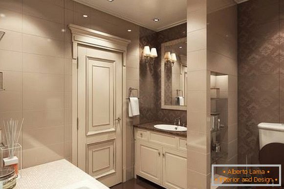a fürdőszobák belsőterme klasszikus stílusú fotó, 6. kép
