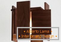 A Cerno cégtől származó sötét fából készült modern lámpák