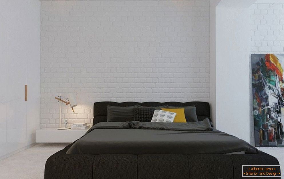 minimalizmus в интерьере спальни