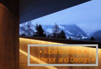 Modern ház az Alpokban a stúdió Ralph Germann építészek