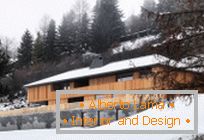 Modern ház az Alpokban a stúdió Ralph Germann építészek