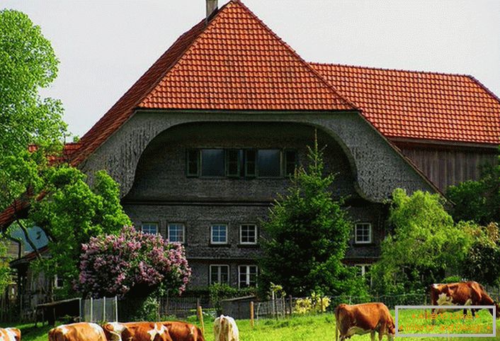 Alpesi vidéki ház