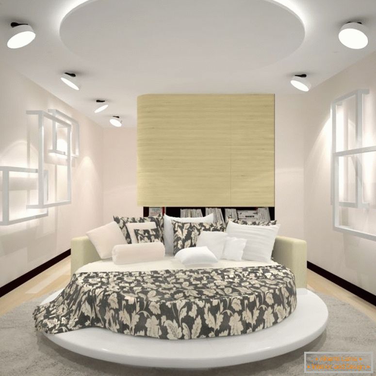 világos hálószoba-in-style-modern-with-kerek-bed-at-szív