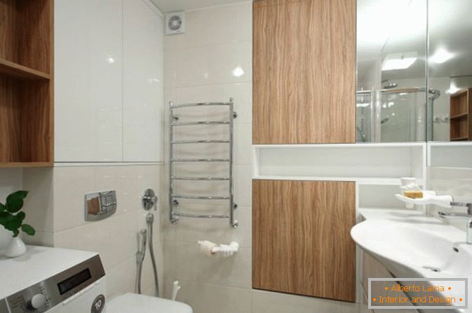 Fürdőszoba elegáns egyszobás lakás