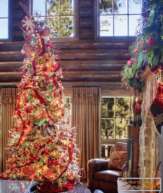 buja-és fényes karácsonyfa