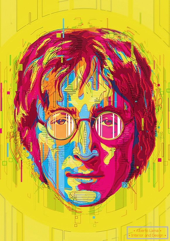 Illusztráció: John Lennon, Mart Biemans