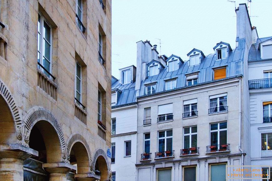 A párizsi lakásépület megjelenése
