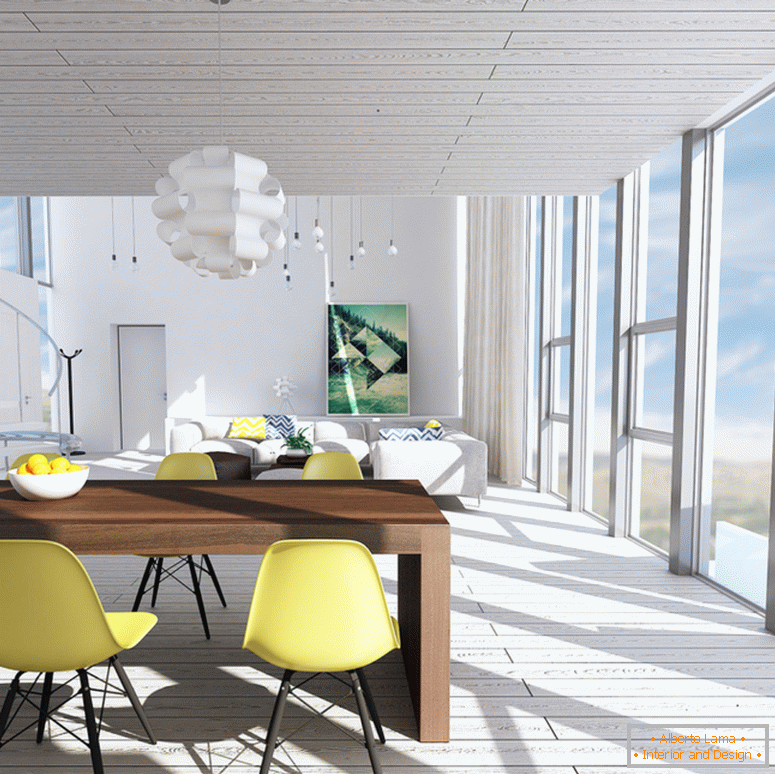 _sunny-sárga-Eames-szék