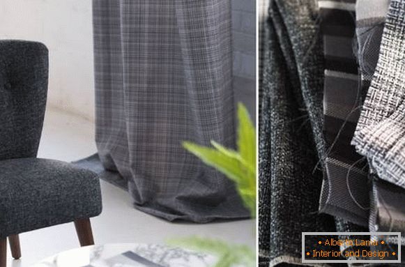 Tweed bútorkárpitozáshoz és függönyökhöz - őszi trendek 2015
