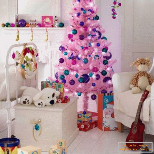 Gyermekszobai dekoráció az új évhez, fotó 40
