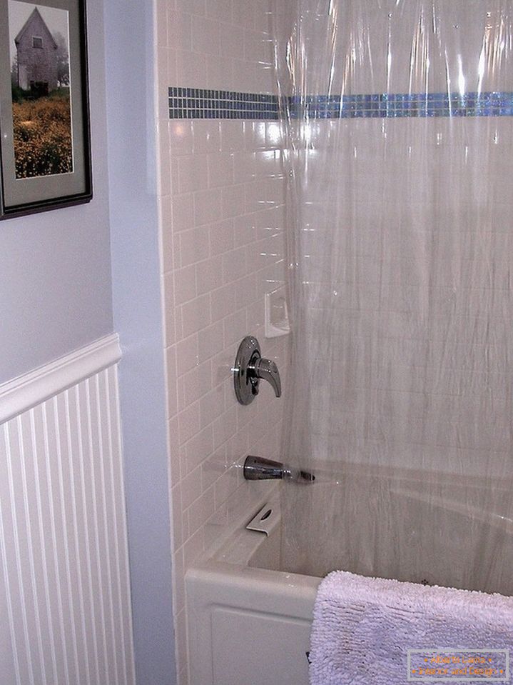 Fürdőszoba egy kis kúriában az USA-ban