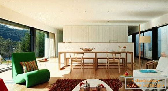 A nappali legjobb kialakítása modern stílusban
