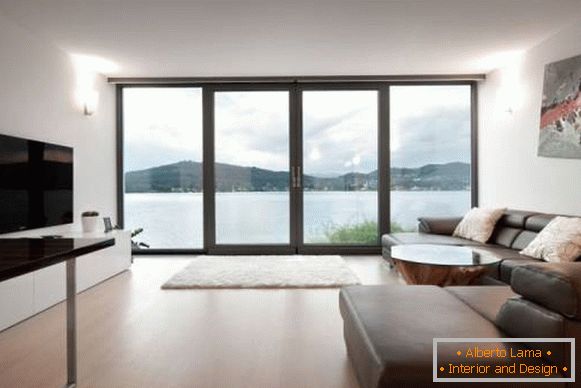 A nappali kialakítása minimalista stílusban