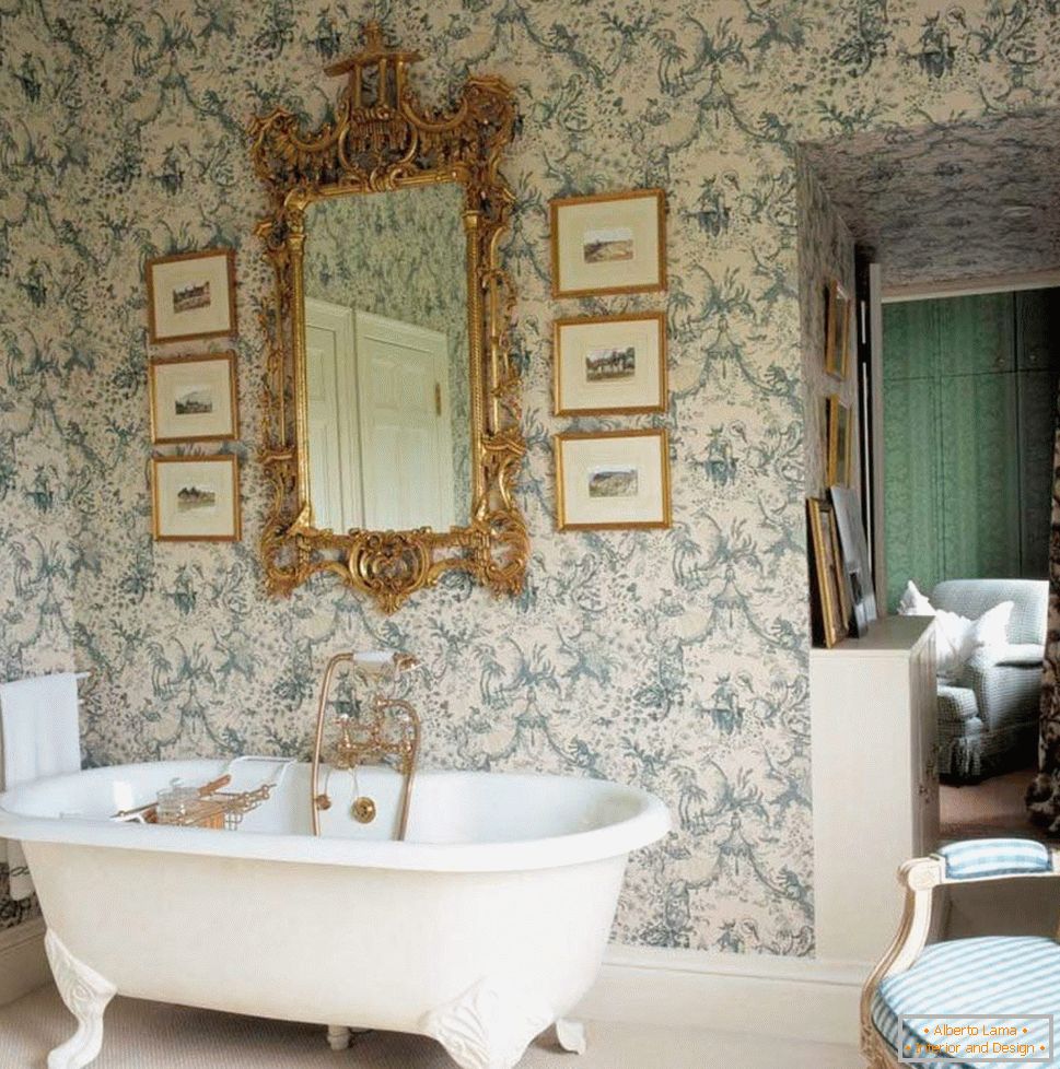 Fürdőszoba viktoriánus stílusban