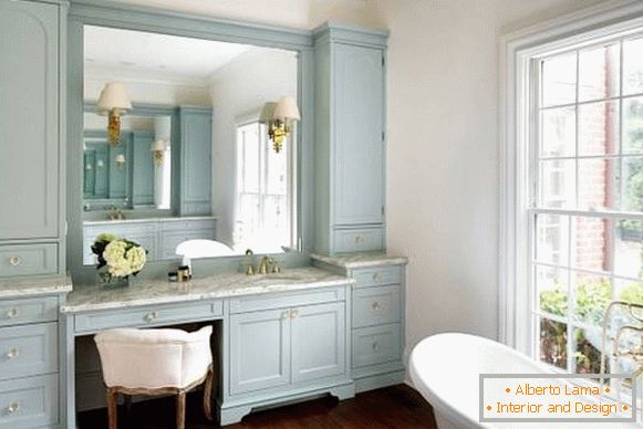 A fürdőszoba kék színű tónusai 2016