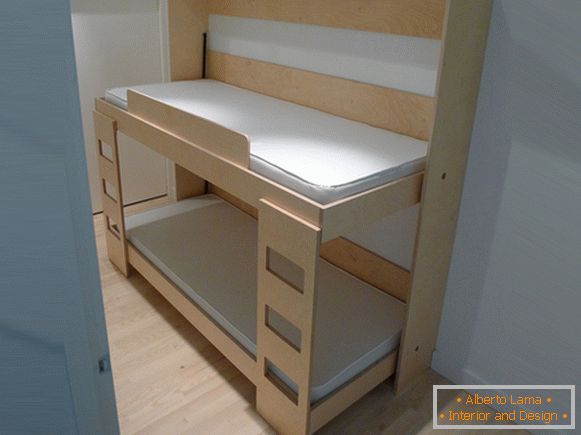 Összecsukható ágy az óvodában