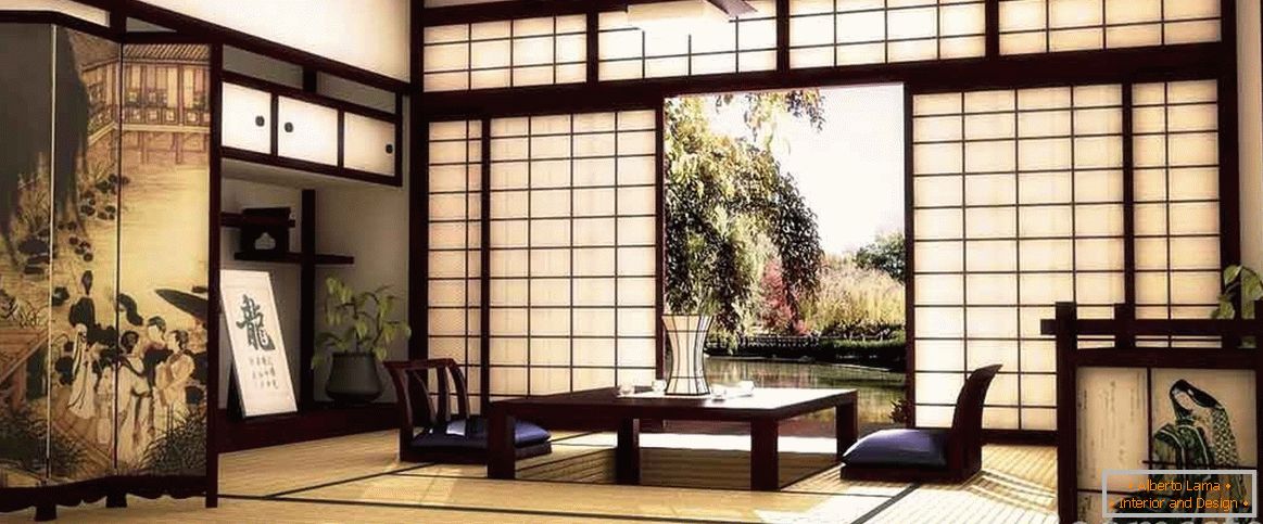 Japán stílus a ház és a lakás belsejében