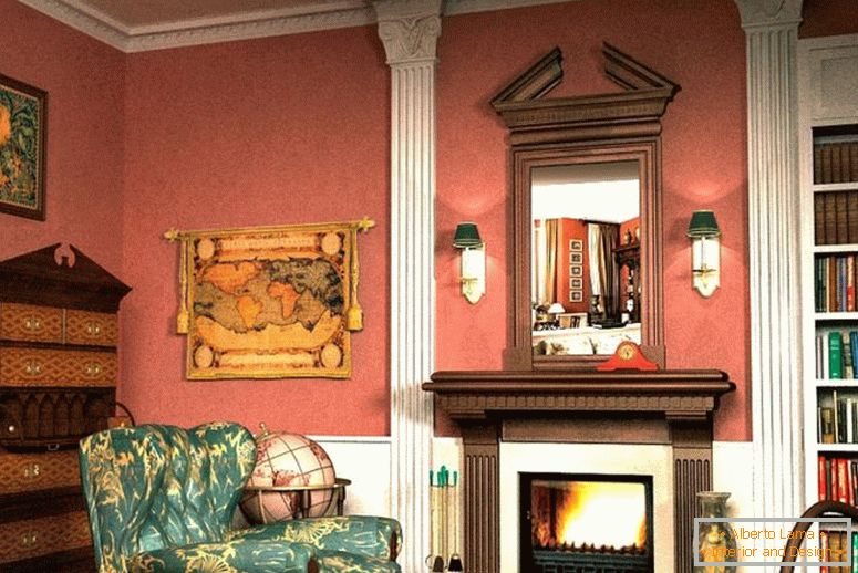 Angol stílus a belső térben - 75 fénykép a legjobb ötletek a