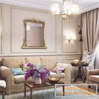 Fekete-fehér nappali - 55 fotó szokatlan nappali megoldások