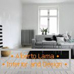 Fekete-fehér nappali - 55 fotó szokatlan nappali megoldások