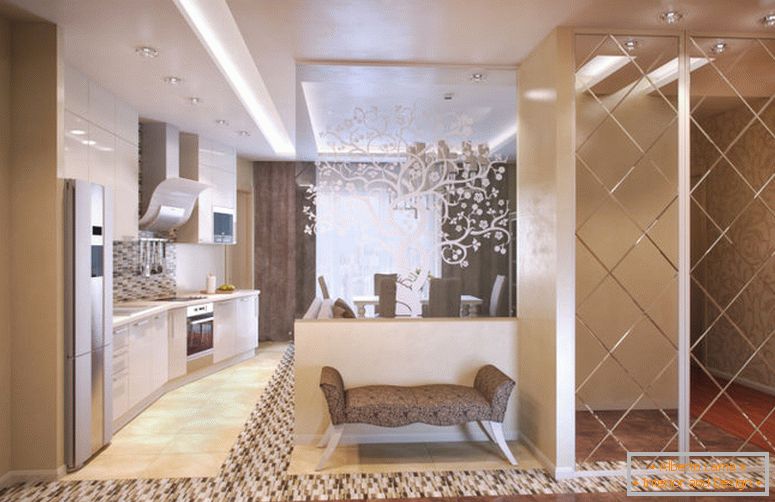 Lakástervezés - képek a divatirányzatokról az apartmanok