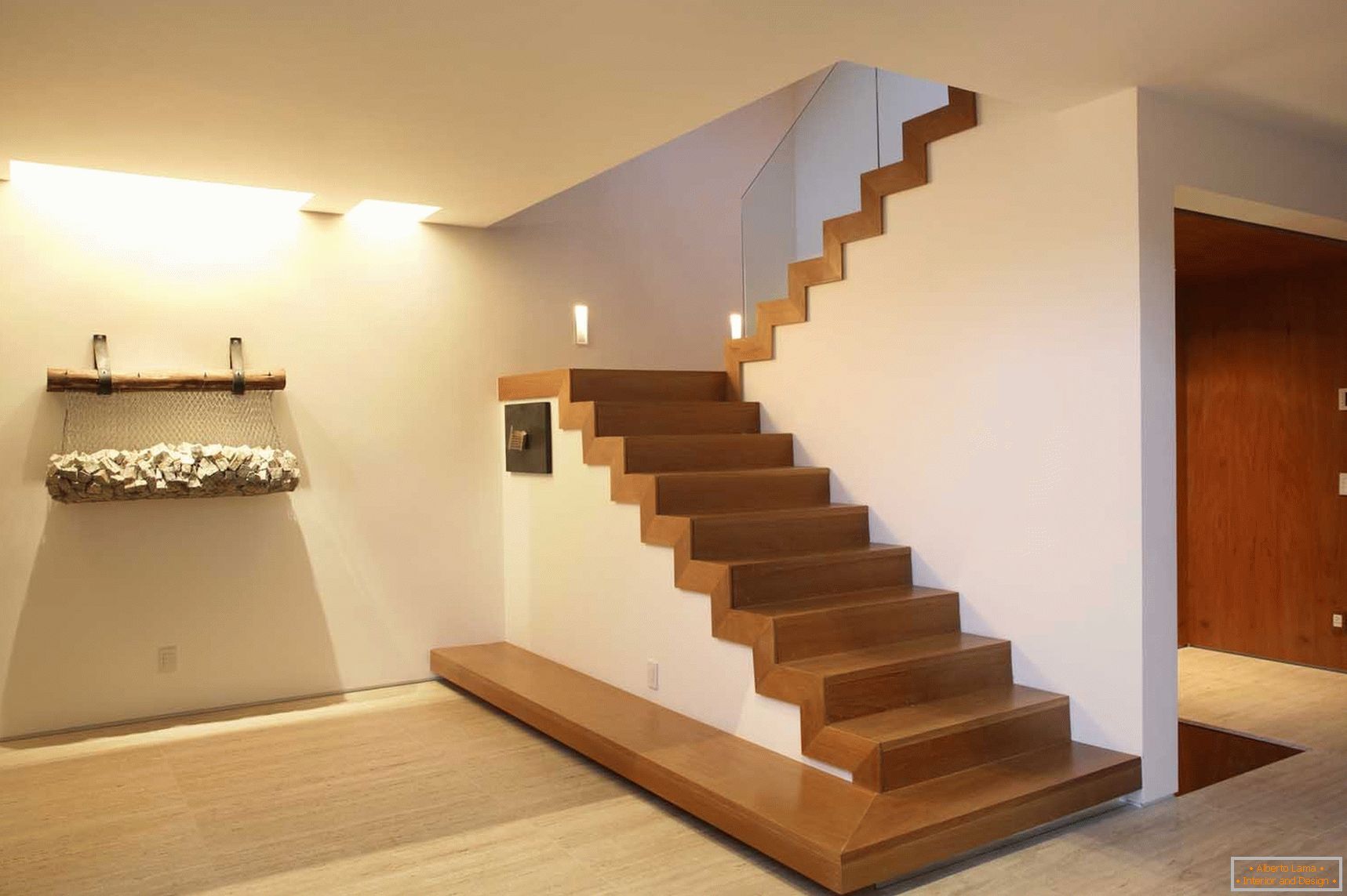 Lépcsők a minimalizmus stílusában