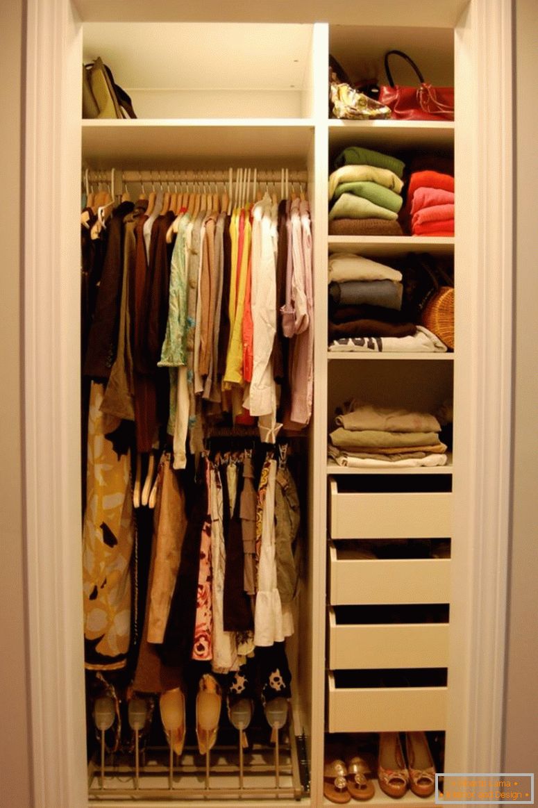 Ruhásszekrény 2 nm m. m. - egy érdekes tervezési lehetőség