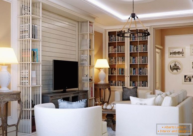 Nappali olasz stílusban - 75 kép design ötlet