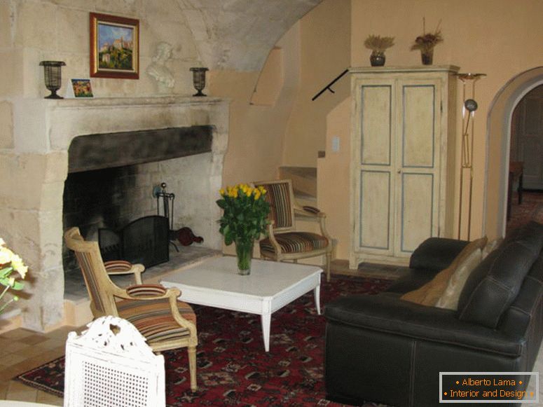 Provence stílusú nappali - 80 fotók szokatlan tervezési