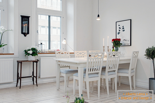 Ebédlő apartmanok skandináv stílusban Göteborg városában