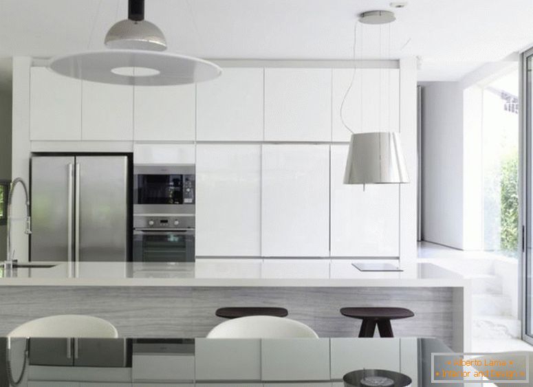 A fehér színű belső tér - a legjobb ötvözet a könnyű