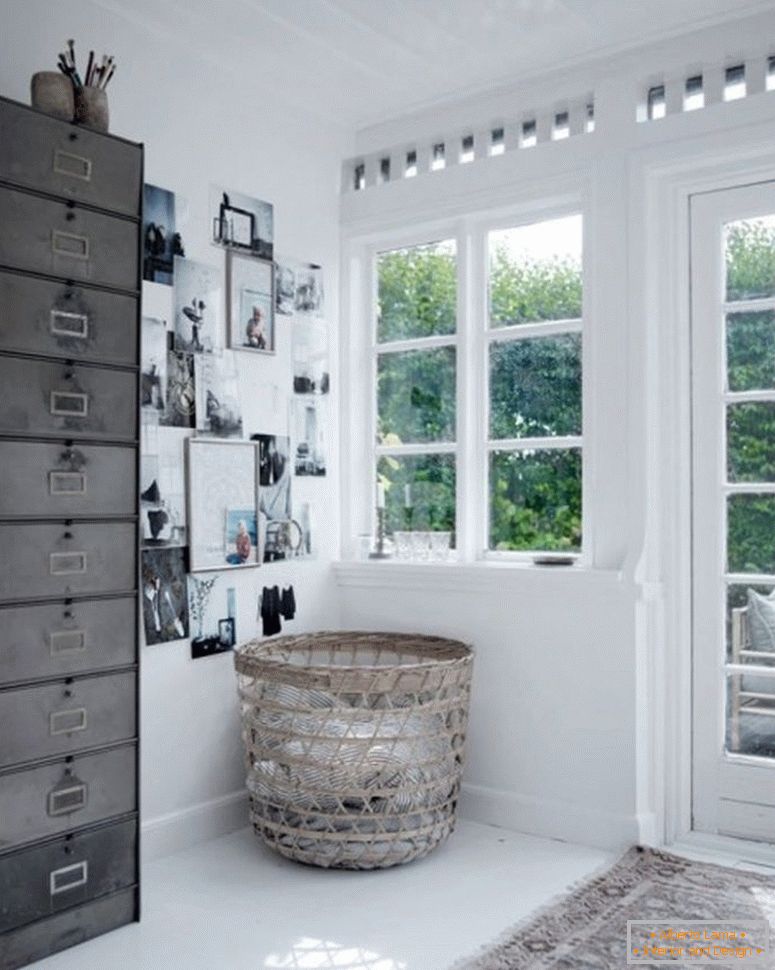 A fehér színű belső tér - a legjobb ötvözet a könnyű